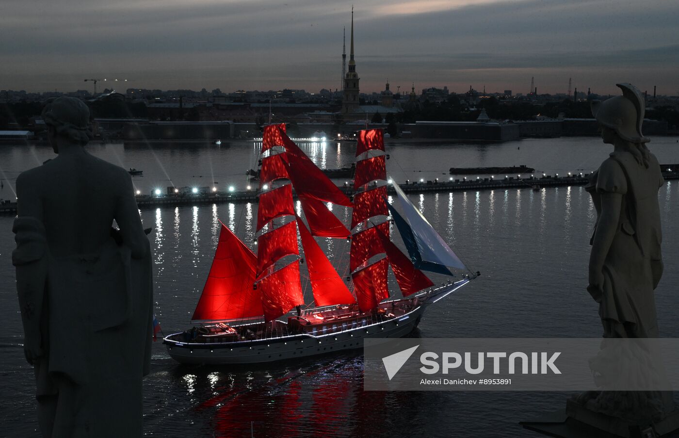 Russia Scarlet Sails Show Rehearsal