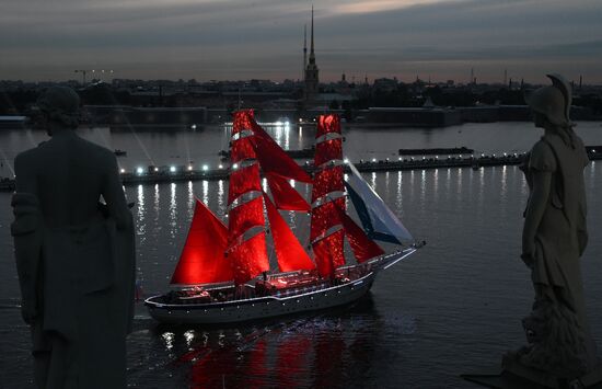 Russia Scarlet Sails Show Rehearsal