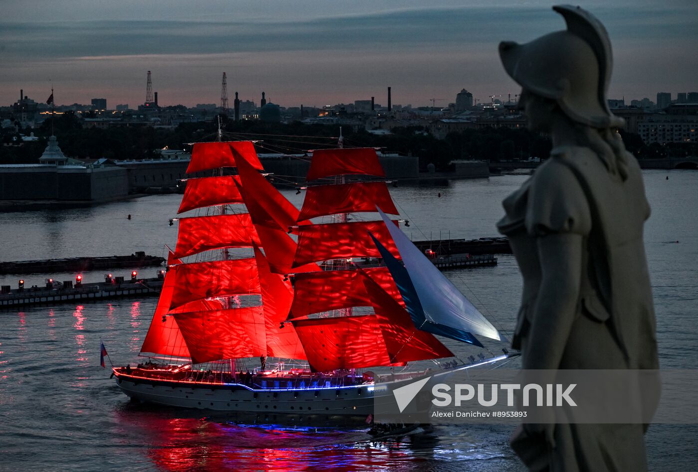 Russia Scarlet Sails Show Rehearsal