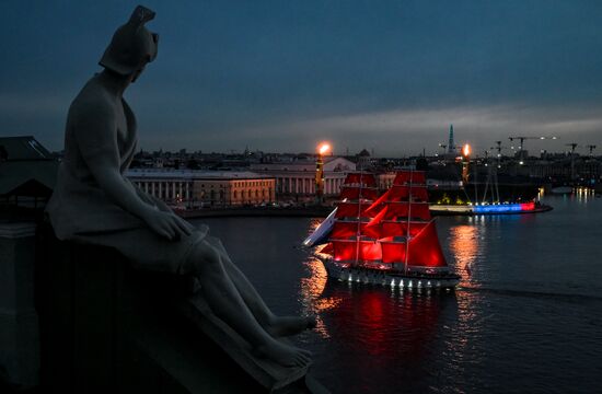 Russia Scarlet Sails Show Rehearsal
