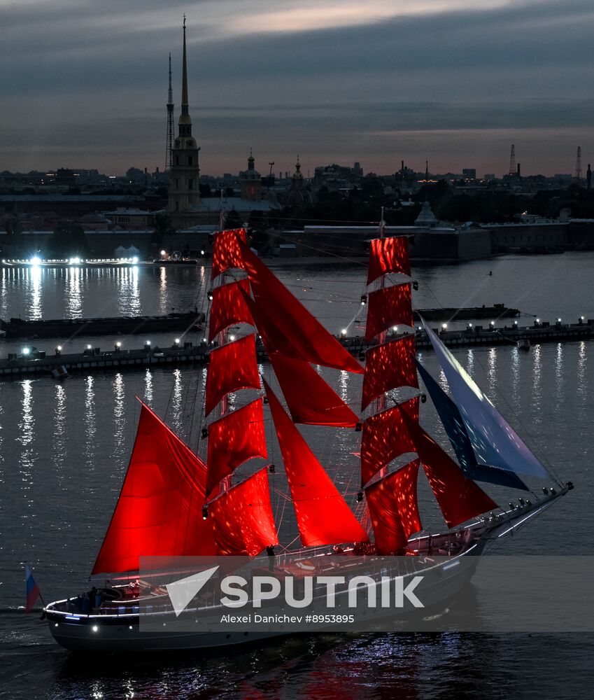 Russia Scarlet Sails Show Rehearsal