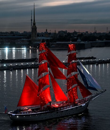Russia Scarlet Sails Show Rehearsal