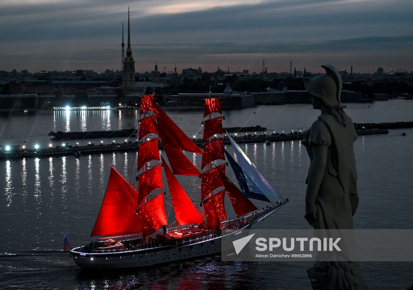 Russia Scarlet Sails Show Rehearsal