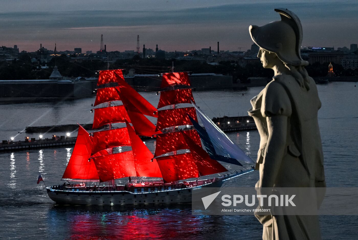 Russia Scarlet Sails Show Rehearsal