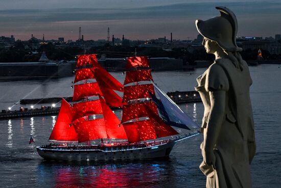 Russia Scarlet Sails Show Rehearsal