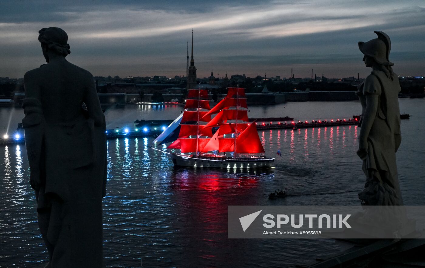 Russia Scarlet Sails Show Rehearsal