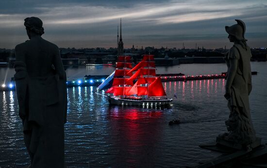 Russia Scarlet Sails Show Rehearsal