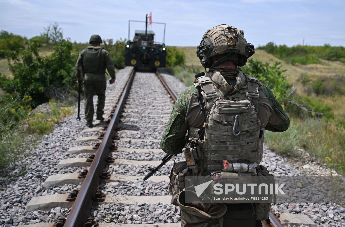 Russia Ukraine Military Operation Armoured Train