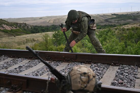 Russia Ukraine Military Operation Armoured Train