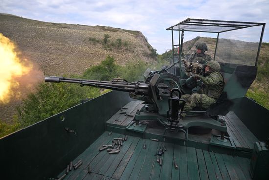 Russia Ukraine Military Operation Armoured Train