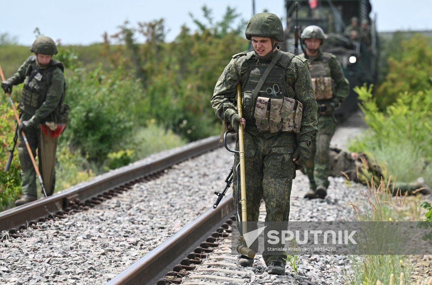 Russia Ukraine Military Operation Armoured Train