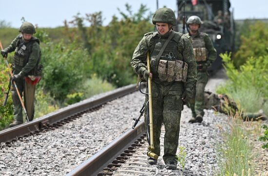 Russia Ukraine Military Operation Armoured Train