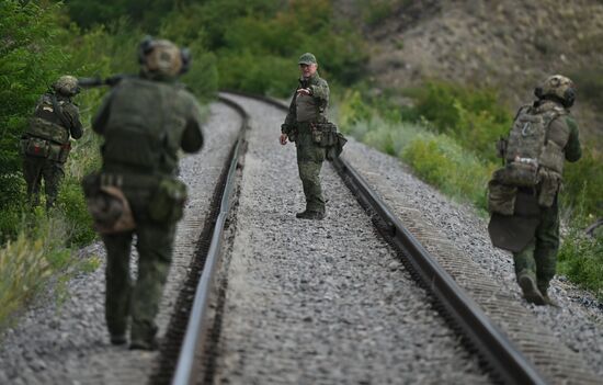 Russia Ukraine Military Operation Armoured Train