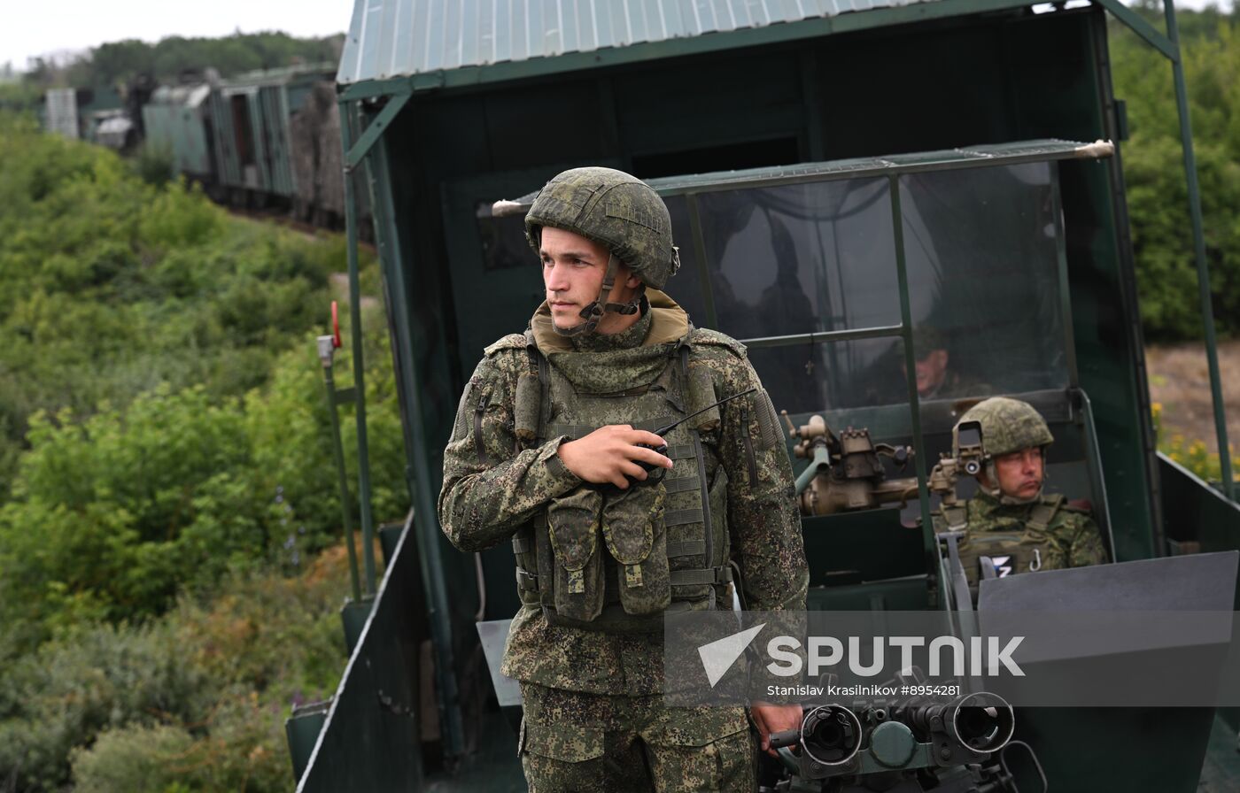 Russia Ukraine Military Operation Armoured Train