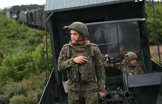 Russia Ukraine Military Operation Armoured Train