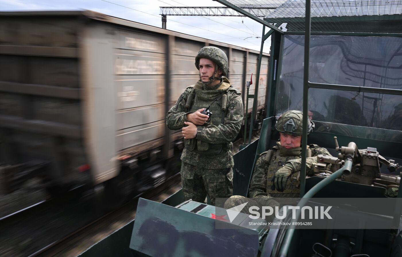 Russia Ukraine Military Operation Armoured Train