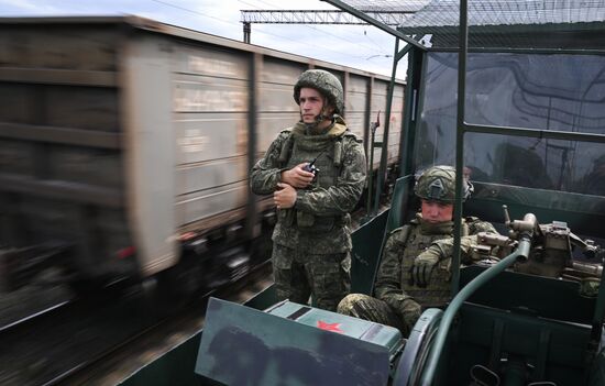 Russia Ukraine Military Operation Armoured Train