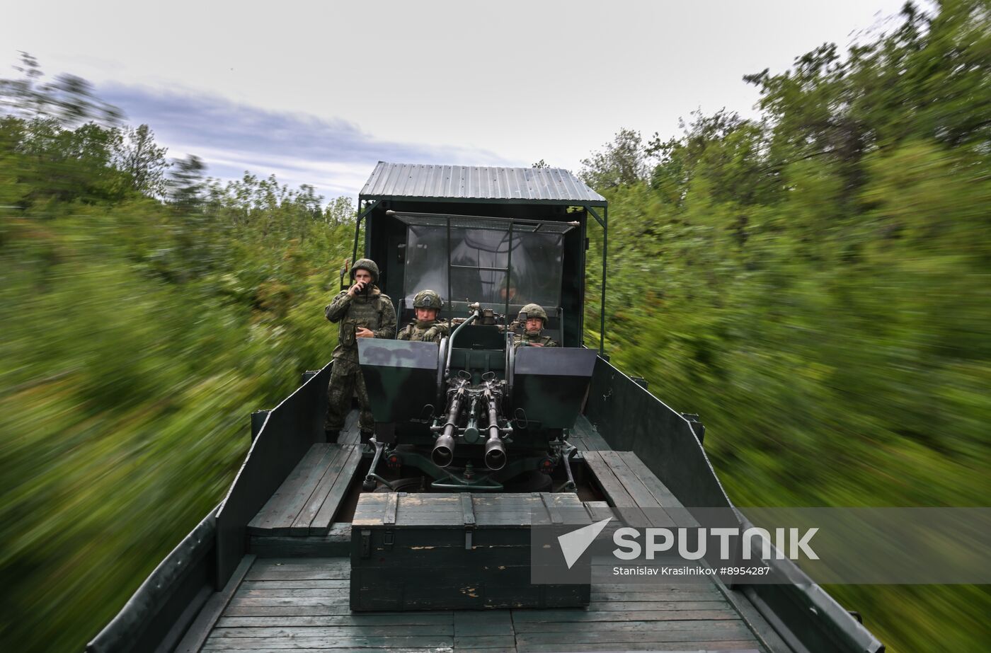 Russia Ukraine Military Operation Armoured Train