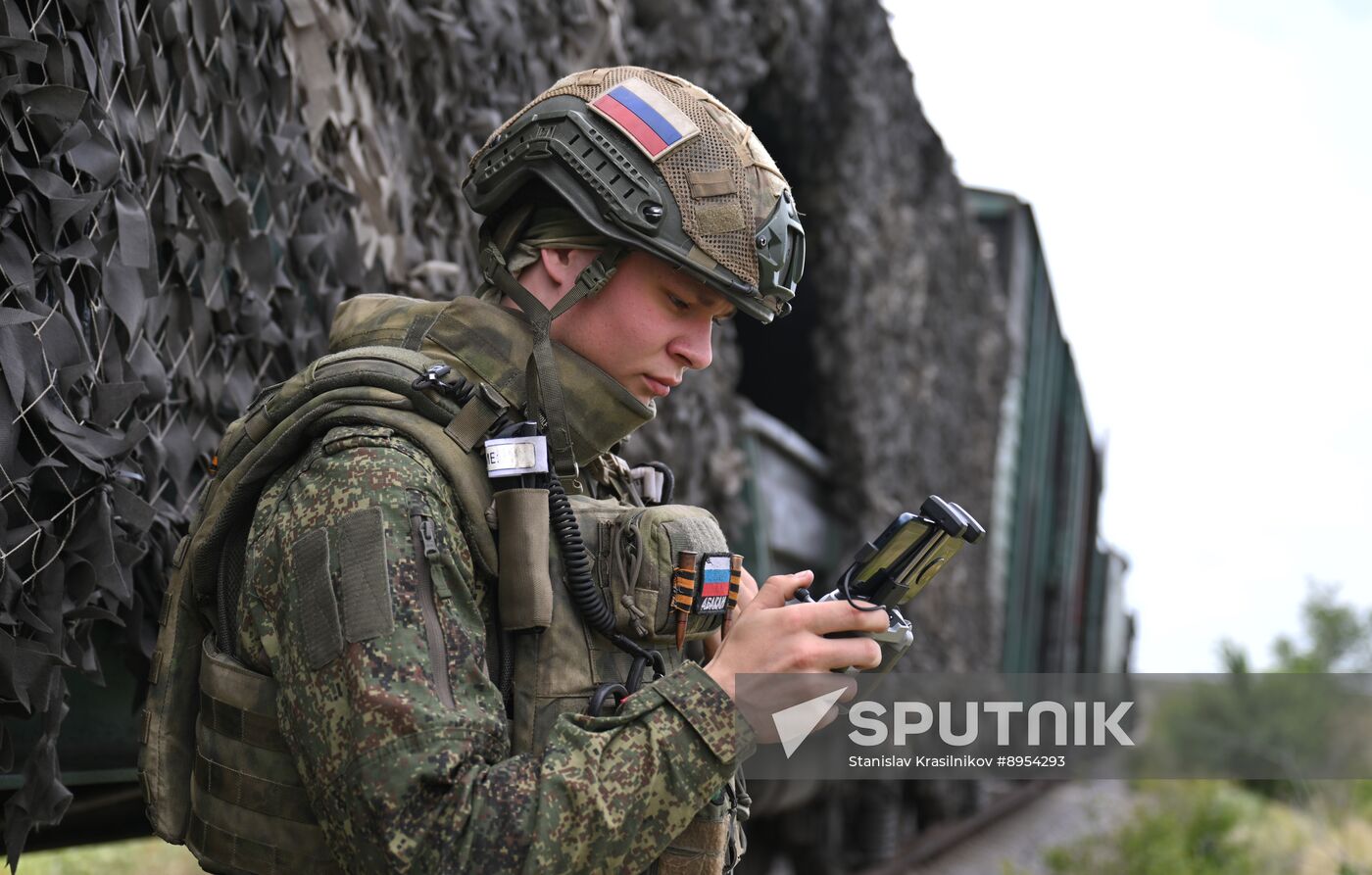 Russia Ukraine Military Operation Armoured Train