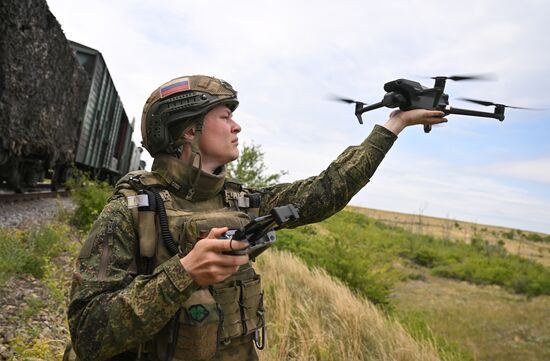 Russia Ukraine Military Operation Armoured Train