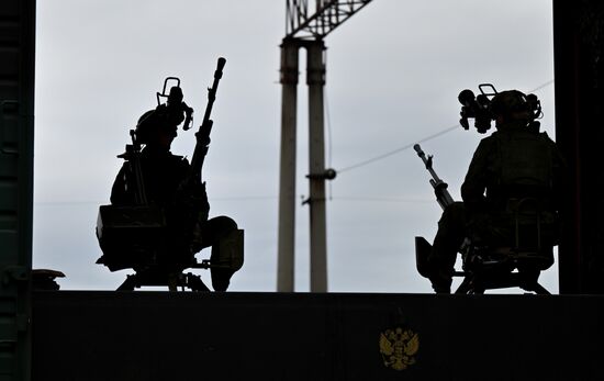 Russia Ukraine Military Operation Armoured Train