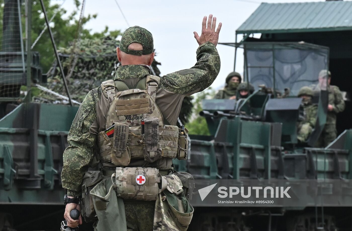 Russia Ukraine Military Operation Armoured Train