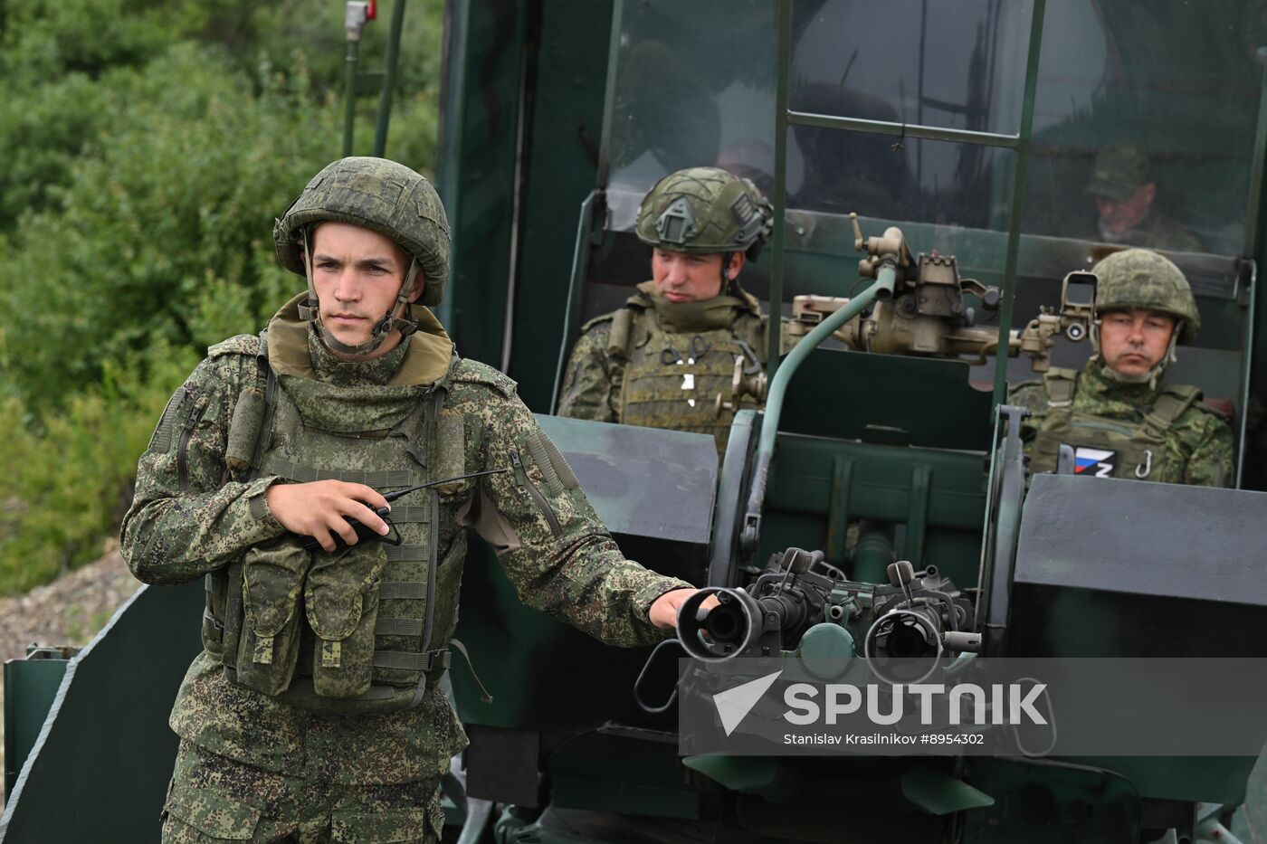 Russia Ukraine Military Operation Armoured Train