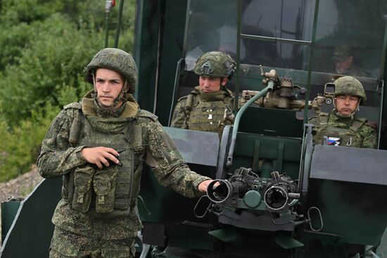 Russia Ukraine Military Operation Armoured Train
