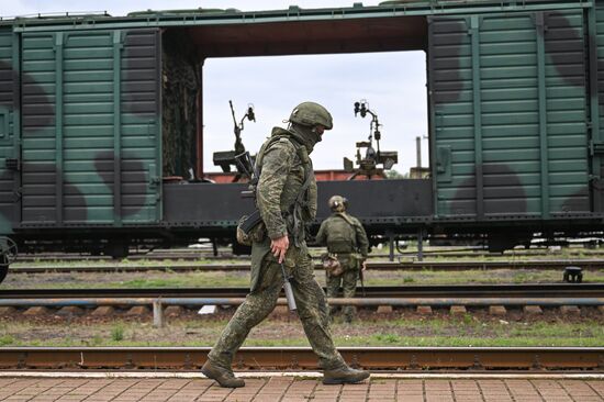 Russia Ukraine Military Operation Armoured Train