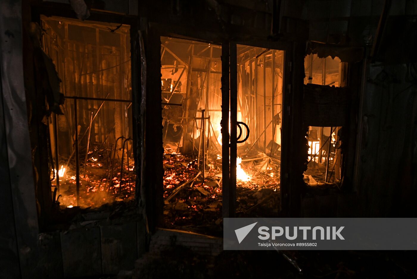 Russia Ukraine Military Operation Shelling