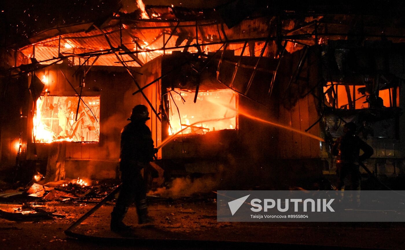 Russia Ukraine Military Operation Shelling