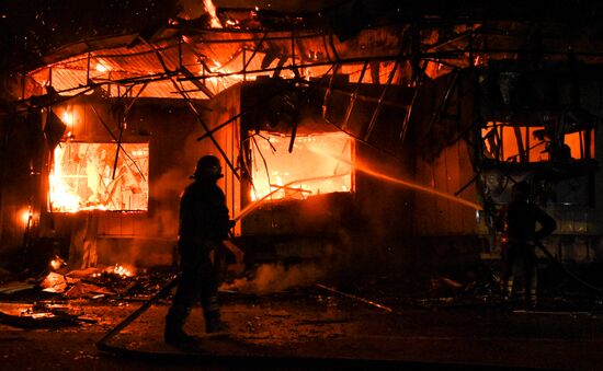 Russia Ukraine Military Operation Shelling