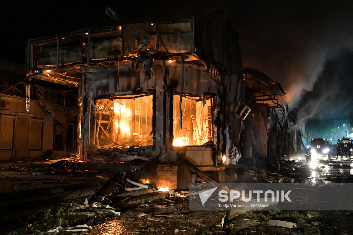 Russia Ukraine Military Operation Shelling