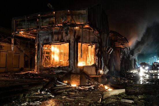 Russia Ukraine Military Operation Shelling