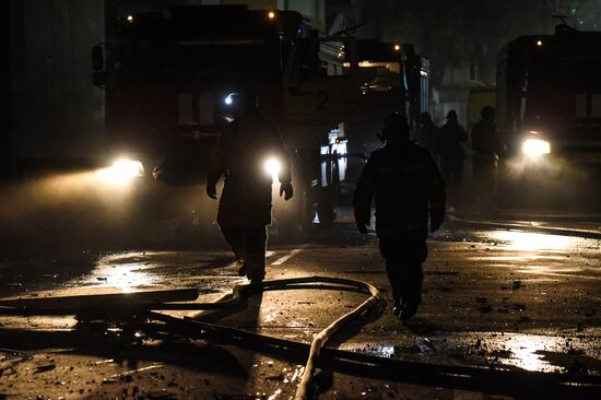 Russia Ukraine Military Operation Shelling