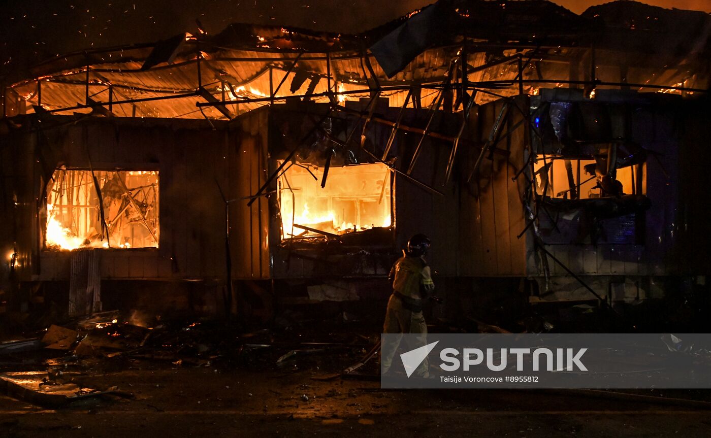 Russia Ukraine Military Operation Shelling