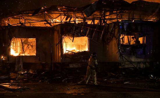 Russia Ukraine Military Operation Shelling
