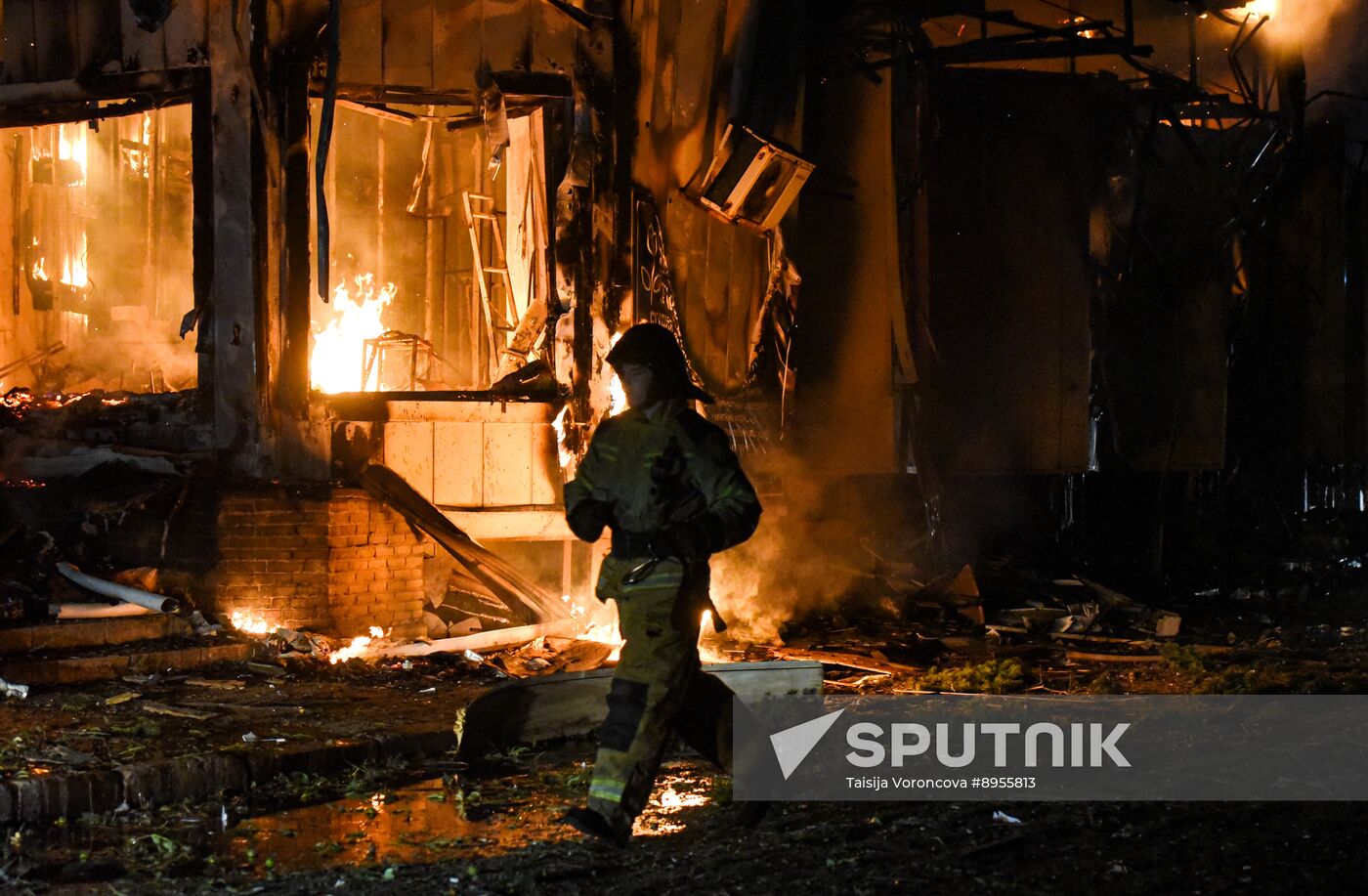 Russia Ukraine Military Operation Shelling