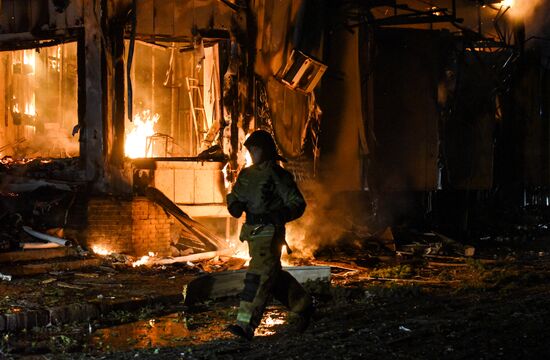 Russia Ukraine Military Operation Shelling
