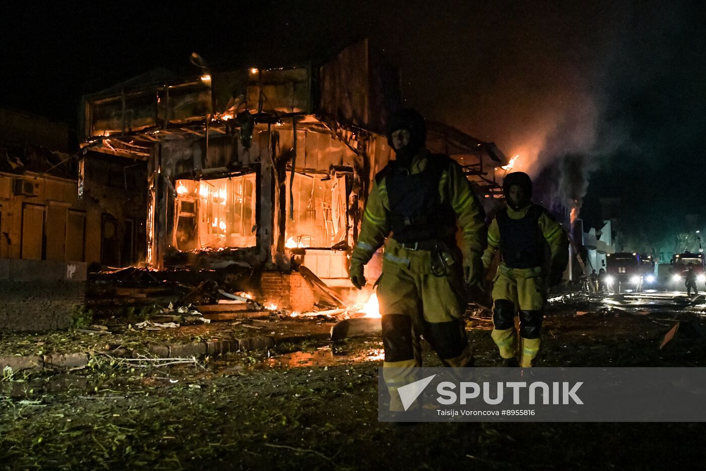 Russia Ukraine Military Operation Shelling