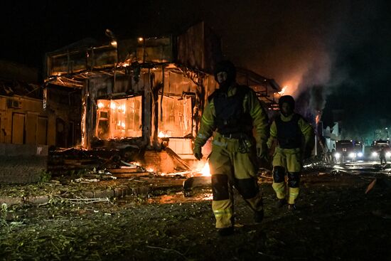 Russia Ukraine Military Operation Shelling
