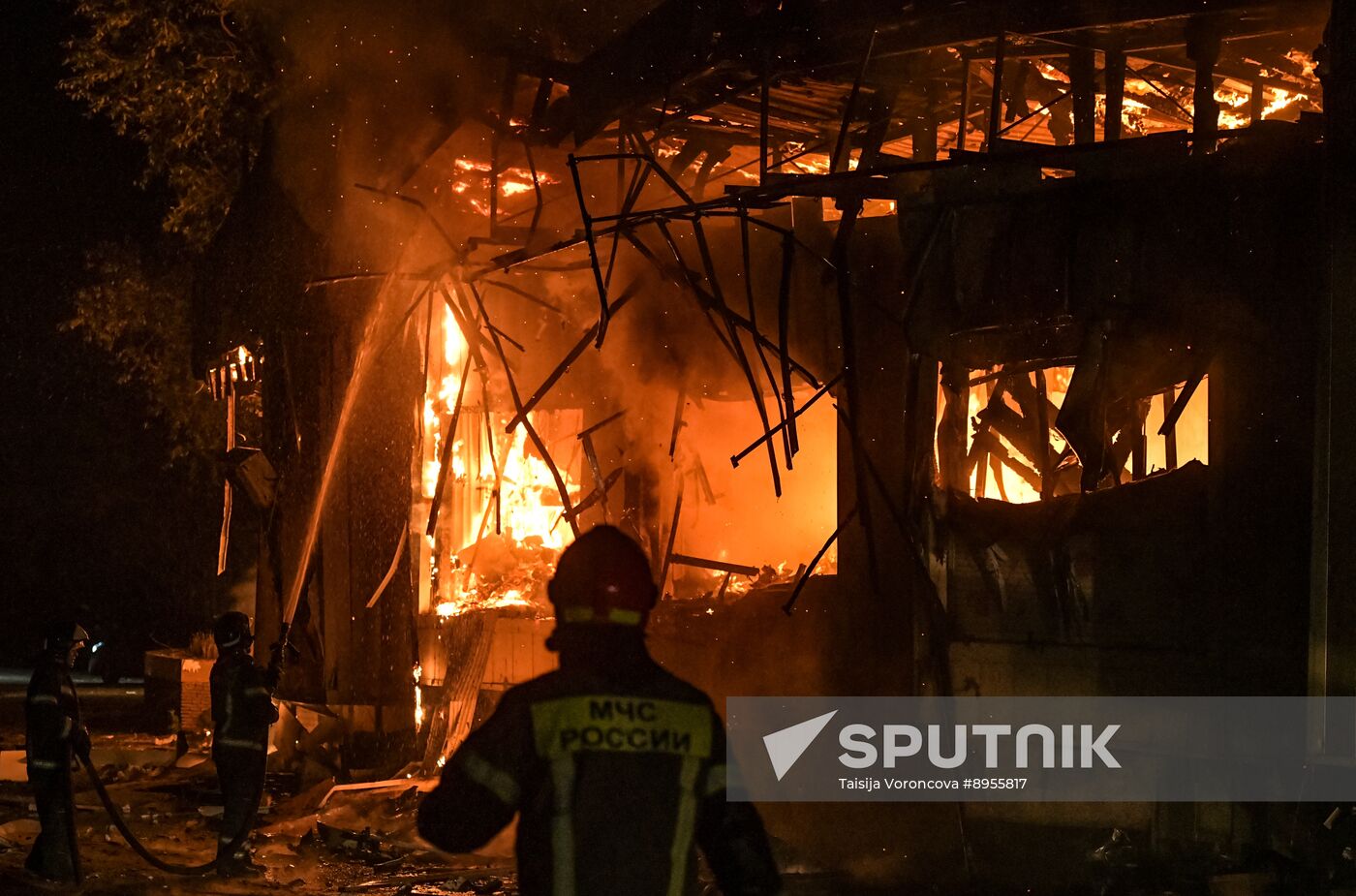 Russia Ukraine Military Operation Shelling