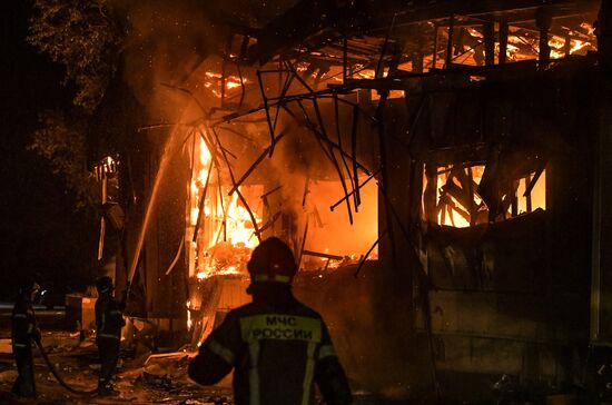 Russia Ukraine Military Operation Shelling