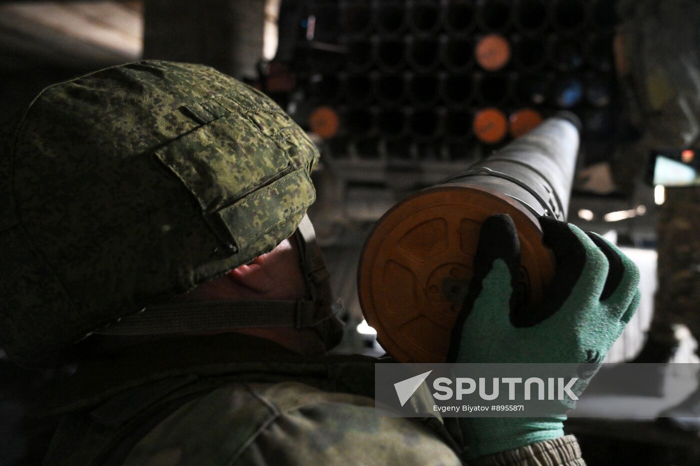 Russia Ukraine Military Operation Artillery Unit