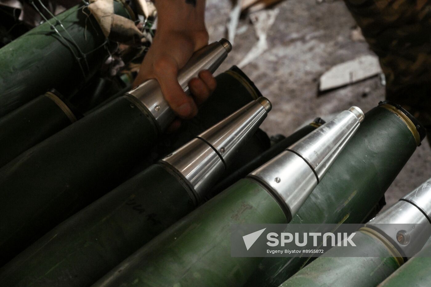 Russia Ukraine Military Operation Artillery Unit