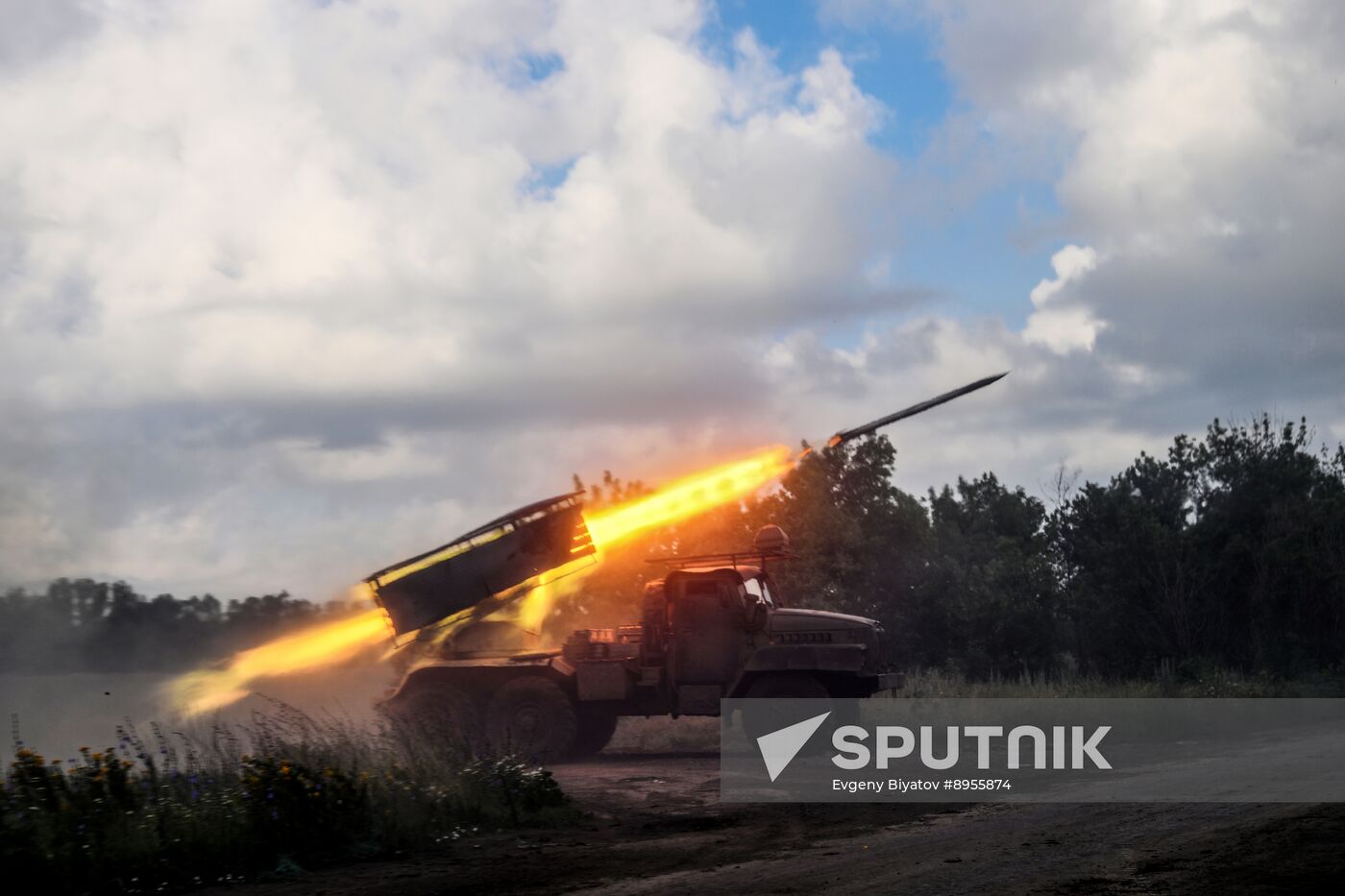 Russia Ukraine Military Operation Artillery Unit