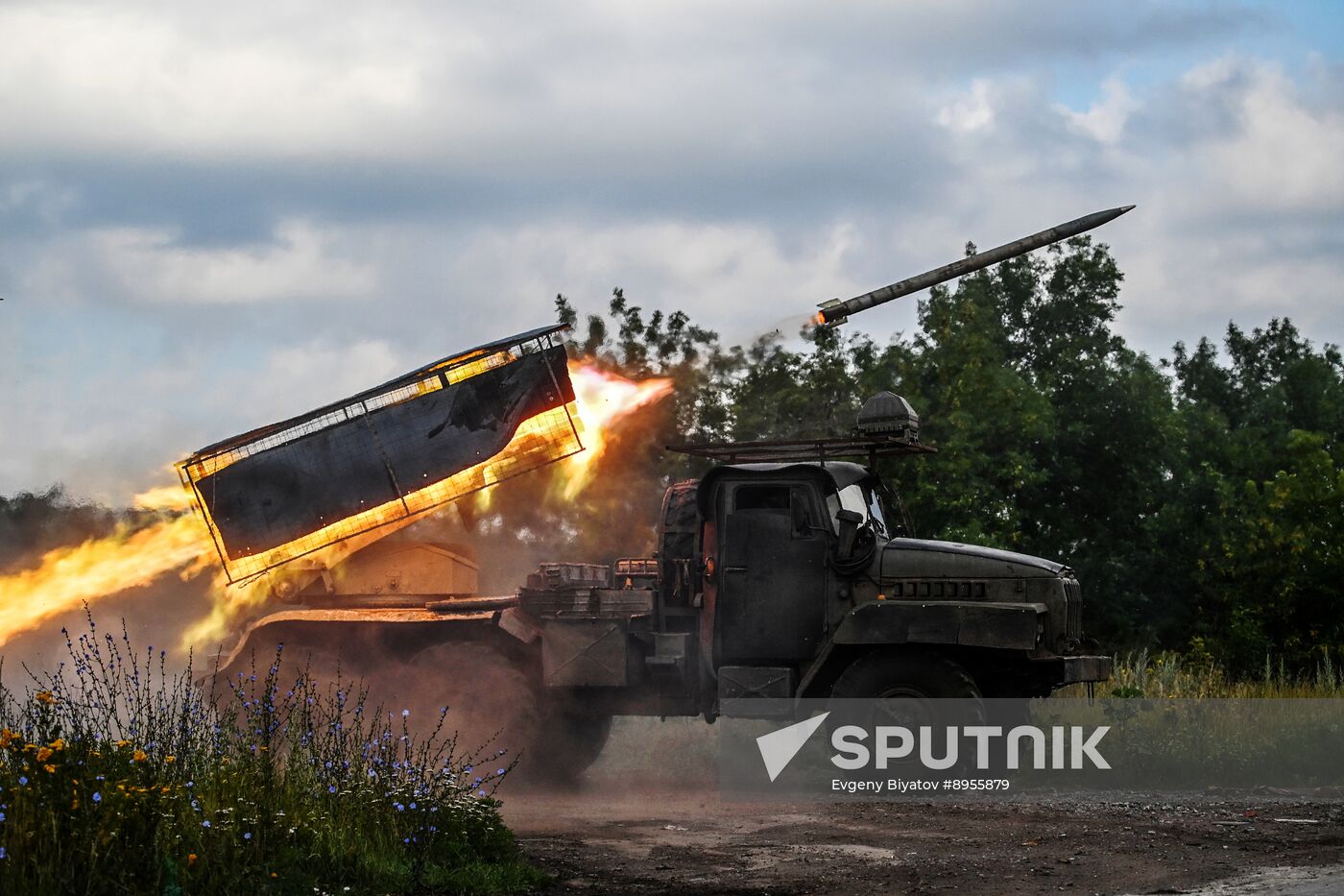 Russia Ukraine Military Operation Artillery Unit