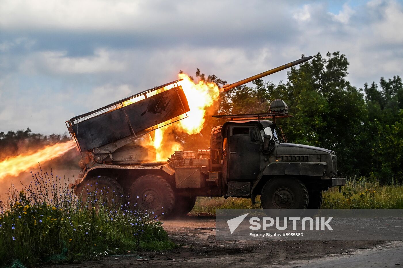 Russia Ukraine Military Operation Artillery Unit