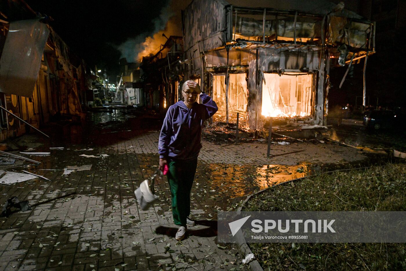 Russia Ukraine Military Operation Shelling