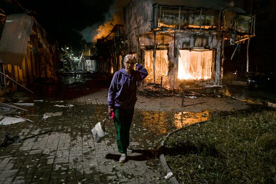 Russia Ukraine Military Operation Shelling